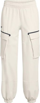 Under Armour Womens Unstoppable Solid Patterned Combat Joggers in White - Size 16 UK