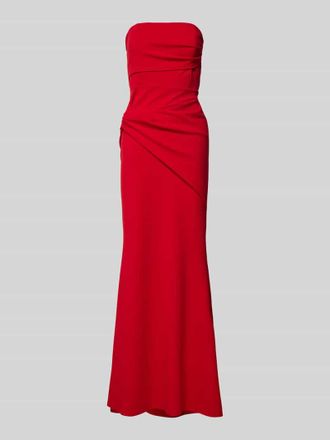 Sistaglam Abendkleid mit Raffungen Modell Selene in Rot, Gr&ouml;&szlig;e 34