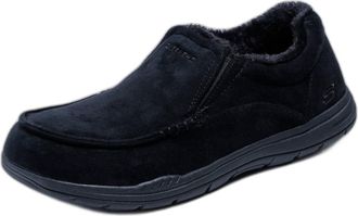 Skechers Mens Relaxed Fit Expected X Larmen Slippers Black 9 (43)