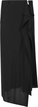 The Attico Midi Skirts - Dames - Midirokken - Zwart - M - Rokken
