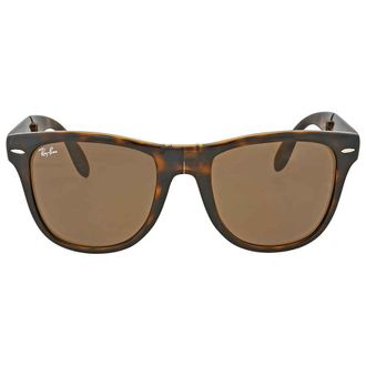 Ray-Ban Wayfarer Folding Classic Brown B-15 Unisex Sunglasses RB4105 710 54