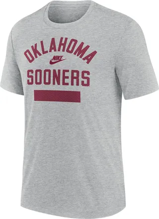 Nike Oklahoma Legacy Nike Mens College T-Shirt in Grey | NJFD06GOKV-AC2