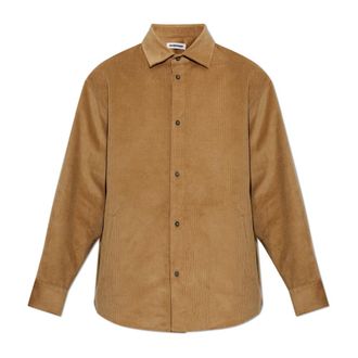 Darkpark Darkpark, Heren, Overhemden, Bruin, Maat: XL Corduroy