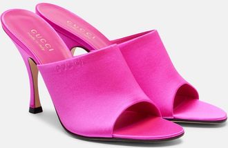 Gucci 95 satin mules