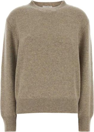 The Row Noval Trui - Dames - Cashmere truien - Beige - L - Kasjmier - Truien & Vesten