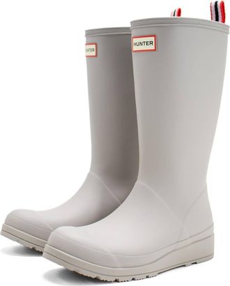 Hunter Womens Play Tall Rain Boots In Zinc