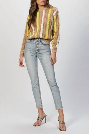 Msgm Cable-Knit Sweater In Beige