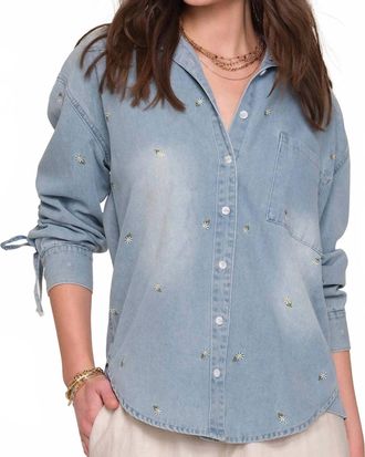 Heartloom Harper Denim Shirt In Blue