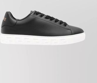 Versace leather low-top sneakers