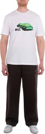 OAMC Mens White Amphibian Short-Sleeved T-Shirt