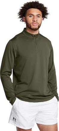 Under Armour Motion 1/4 Zip Mens Sweatshirt Marine OD Green/Marine OD Green : 2XT, Denim/Polyester