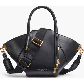 DKNY Baldwin Satchel Crossbody in Blk/gold at Nordstrom