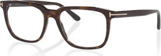 Tom Ford 55mm Square optical glasses in Tortoise at Nordstrom