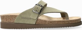 Mephisto Womens Helen Sandal In Light Khaki