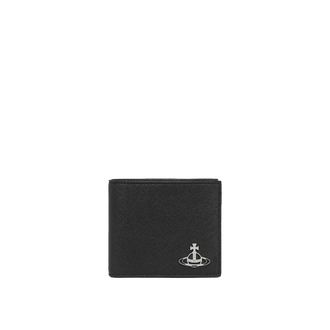Vivienne Westwood Wallets & Cardholders, male, Black, Size: ONE SIZE Saffiano Billfold
