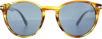 Persol Zonnebril 3152 9043/56 Bruin Gestreept Geel Blauw Anti-Glare
