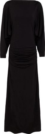 Vix Nina Long Sleeve Cover-Up Maxi Dress in Black at Nordstrom, Size X-Small