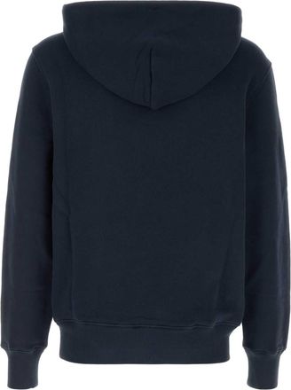 Autry Mens Cotton Hoodie Navy Sweater