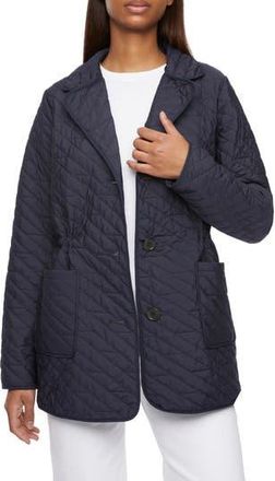Bernardo Quilted Blazer in Navy at Nordstrom Rack, Size X-Small