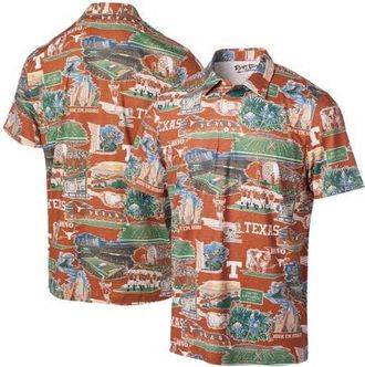 Reyn Spooner Mens Reyn Spooner Burnt Orange Texas Longhorns Scenic Polo at Nordstrom, Size Small