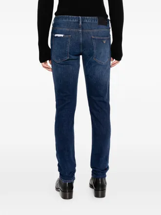 Emporio Armani Cotton Denim Jeans - Blue