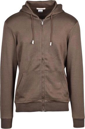 Eleventy Felpa con zip - - Sweatshirts & Hoodies - Uomo - Marrone - M