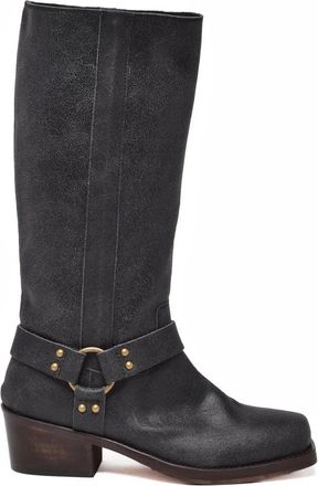 &Acirc;m&egrave; Brown Leather Katharine Boots