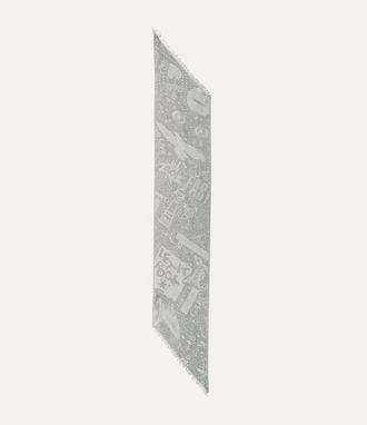 Vivienne Westwood Two Point Scarf Two Point Grey Unisex