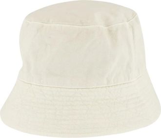 Auralee Accessoires, Heren, Beige, ONE Size, Katoen, Garment-Dyed Finx Chino Bucket Hat