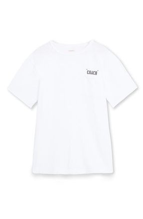 Fortela Coacht Printed T-Shirt in White at Nordstrom, Size Medium