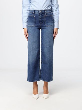 Frame Denim Le Slim Palazzo High-Waisted Cropped Wide-Leg Denim Jeans