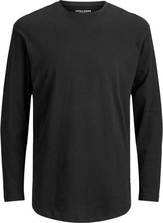 Jack & Jones Zwart Katoenen Gebreide Essential Crew Neck - Heren - Longsleeves - Zwart - S - Katoen - Tops