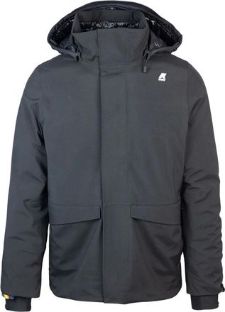 K-Way Jackel Bonded Padded Parka - Heren - Winterjassen - Zwart - L - Polyester - Jassen