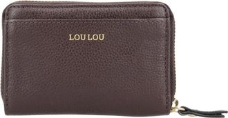LouLou Essentiels Petite Emilie - Dames - Portefeuilles - Bruin - ONE Size - Leer - Accessoires