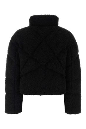 Khrisjoy Womens Black Teddy Daisy Down Jacket Piumini