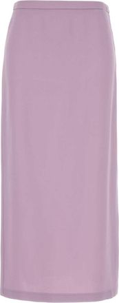 Gucci Womens Lilac Crepe Skirt - Size EU 38 (Womens)