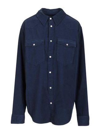 Isabel Marant Vasco-Gb Shirts Blue