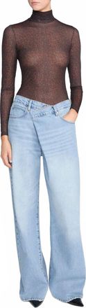 Frame Denim Pixie Crossover Loose Jean In Dodger