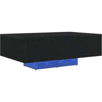 vidaXL Coffee Table Black oak 85 x 55 x 31 cm Engineered wood Vidaxl