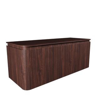 Royal Plaza Terra Badkamermeubelset - 120x46.2x46cm - topblad - 2 lades - kastanje (walnoot)