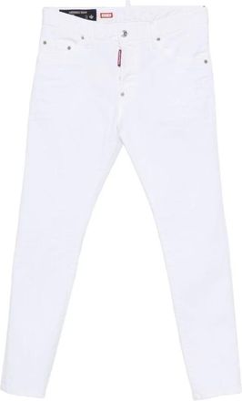 Dsquared2 Skater Jeans - Heren - Slim Fit Jeans - Wit - XL - Katoen - Jeans