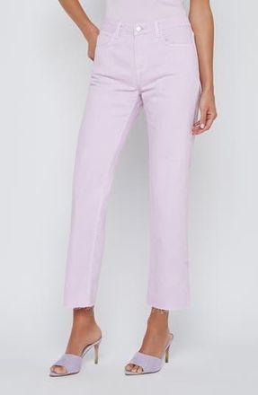 L'agence Milana Stovepipe Ankle Straight Leg Jeans in Pale Orchi at Nordstrom Rack, Size 31