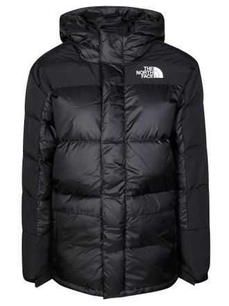 The North Face Padded Quilted Short Parka with High Collar and Fitted Cut