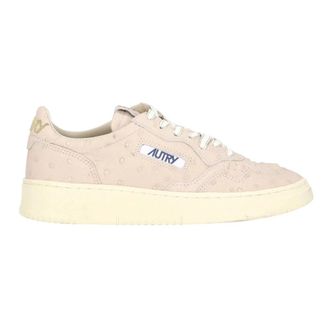 Autry Medalist Low - Dames - Sneakers - Roze - 39 EU - Katoen - Schoenen