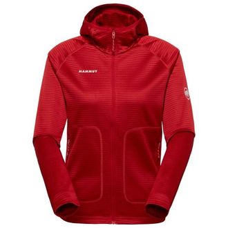 Mammut Crag ML Hooded Jacket Fleecejacke f&uuml;r Damen | rot