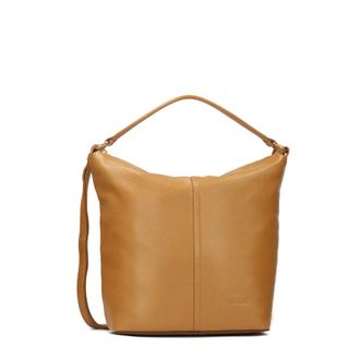 Kazar Tassen, Dames, Bruin, ONE Size, Leer, Lichtbruine urban leren handtas