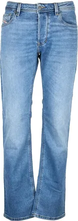 Diesel Blue Button Straight Jeans