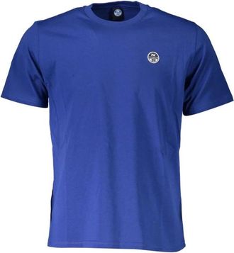 North Sails Nautische Crew Neck Tee - Heren - T-shirts - Blauw - M - Katoen - Tops