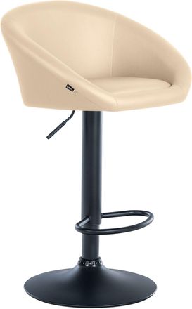 Clp Taburete De Bar Davie En Polipiel Crema