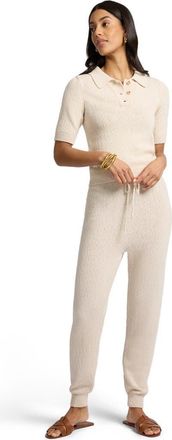 Onia Cotton Boucle Polo in Natural at Nordstrom, Size X-Small